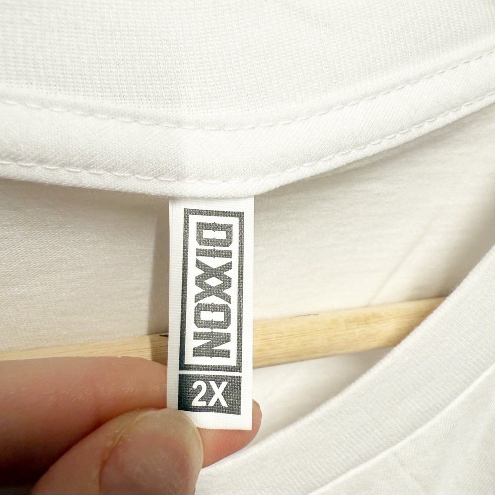 NWOT Dixxon Men's Sturgis Ride Fast White Tee Shirt, Size‎ 2X - Picture 3 of 5